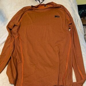 REI Burnt Orange Long Sleeve Shirt